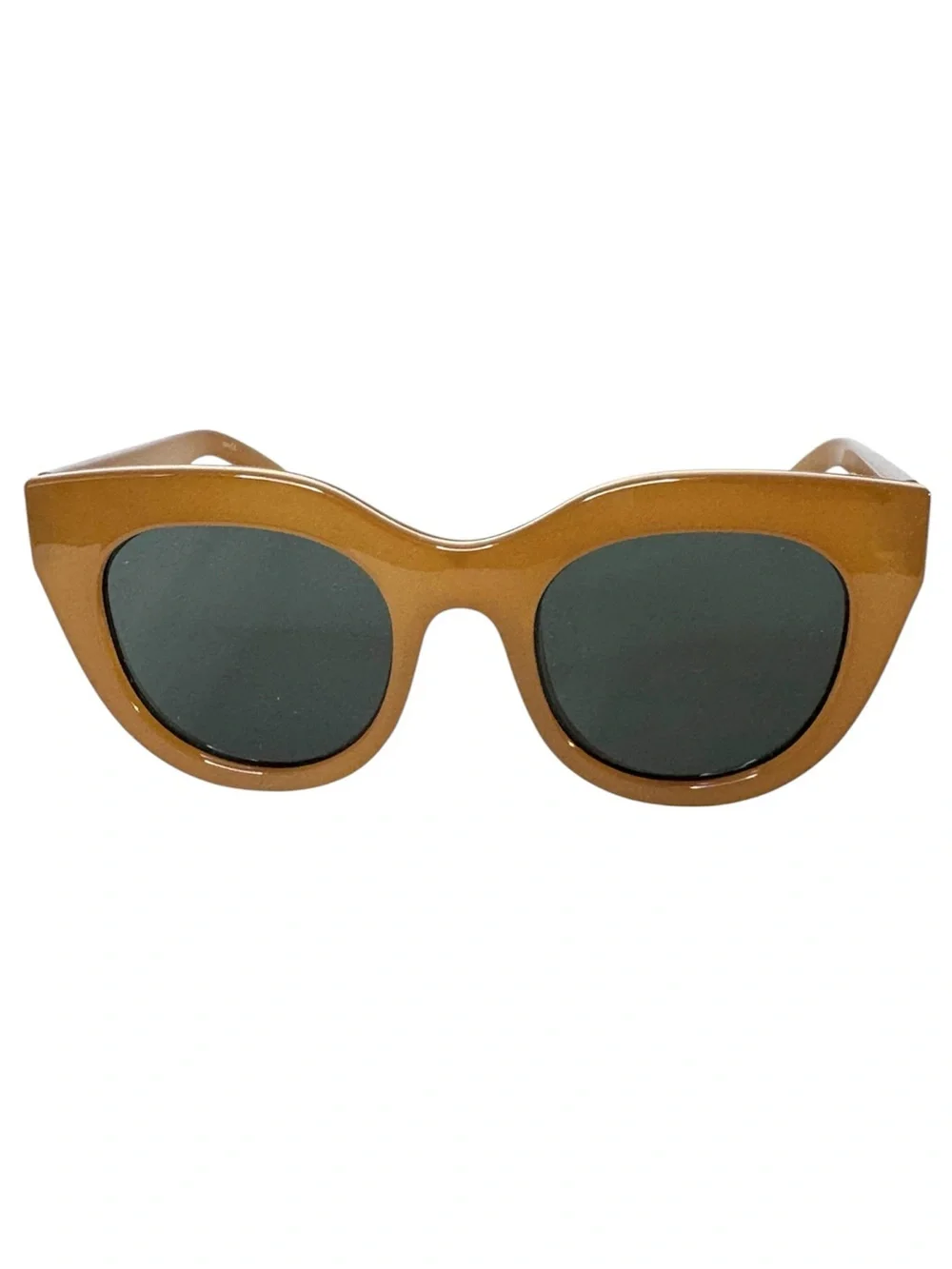 LE SPECS Air Heart Cat Eye Sunglasses Caramel With Gold